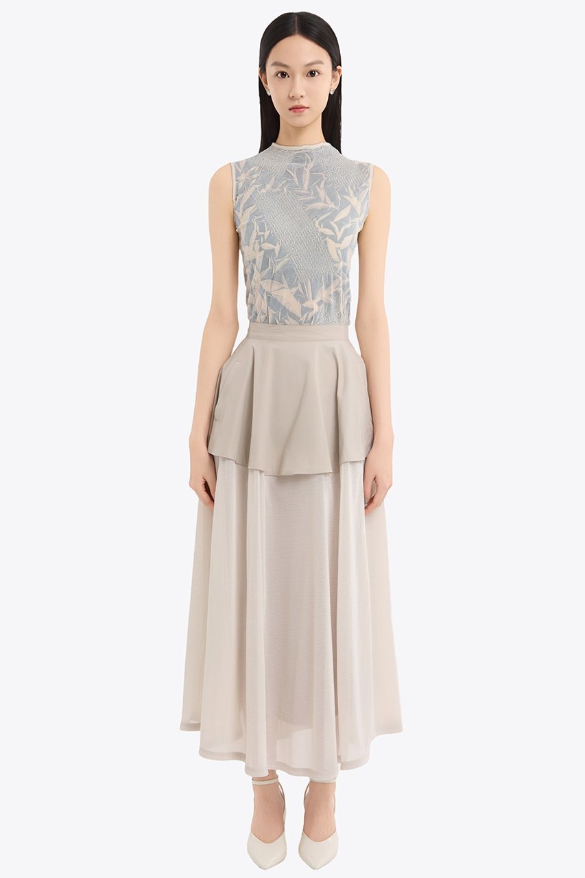 【ミューラル/MURRAL】のCrumpled ノースリーブトップス 人気、トレンドファッション・服の通販 founy(ファニー) 　ファッション　Fashion　レディースファッション　Fashion for Women　トップス・カットソー　Cut & Sew Tops　キャミソール&ノースリーブ　Camisoles & Sleeveless Tops　シャツ・ブラウス・オフィスカジュアル　Elegant Blouses & Button-Ups　ロングTシャツ・Tシャツ　Longline T-Shirts & Tees　カットソー・ベーシックTシャツ　Cut-and-Sewn Tops / Stretch Tees & Basics　2025年　2025　2025-2026秋冬・A/W　Autumn/Winter 2025–26 AW25–26　エレガント 上品　Elegant　コレクション　Collection, Seasonal Line　ショート　Short, Short Length　スリーブ　Sleeve, Long Sleeve / Short Sleeve　ノースリーブ　Sleeveless, No-Sleeve　プリント　Print, Printed Pattern　プリーツ　Pleats, Pleated　ランダム　Random, Irregular　A/W・秋冬　Autumn/Winter　other-6|ID: prp329100004630032 ipo3291000000035598082