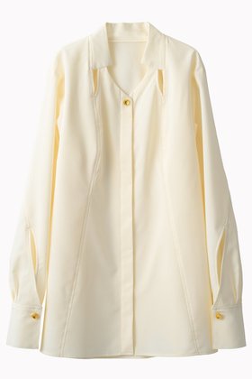 【ミューラル/MURRAL】 クロスカット シャツ人気、トレンドファッション・服の通販 founy(ファニー) ファッション Fashion レディースファッション Fashion for Women トップス・カットソー Cut & Sew Tops シャツ・ブラウス・オフィスカジュアル Elegant Blouses & Button-Ups 2025年 2025 2025-2026秋冬・A/W Autumn/Winter 2025–26 AW25–26 エレガント 上品 Elegant カッティング Cutting Detail コレクション Collection, Seasonal Line ストレッチ Stretch, Stretchy Fabric スリーブ Sleeve, Long Sleeve / Short Sleeve デコルテ Décolleté, Neckline メランジ Melange, Mixed Yarn モチーフ Motif, Design Theme ロング Long, Long-Length A/W・秋冬 Autumn/Winter |ID:prp329100004630033