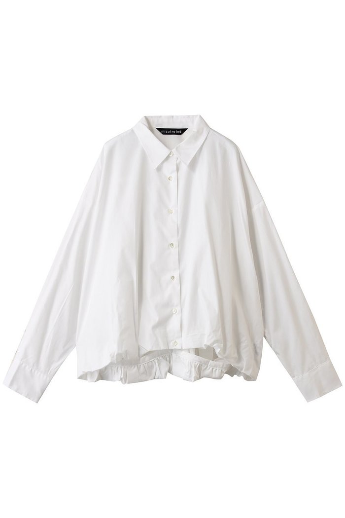 【ミズイロ インド/mizuiro ind】のバルーンシャツ インテリア・キッズ・メンズ・レディースファッション・服の通販 founy(ファニー) https://founy.com/ ファッション Fashion レディースファッション Fashion for Women トップス・カットソー Cut & Sew Tops シャツ・ブラウス・オフィスカジュアル Elegant Blouses & Button-Ups スリーブ Sleeve, Long Sleeve / Short Sleeve バルーン Balloon, Balloon Silhouette ロング Long, Long-Length |ID: prp329100004630036 ipo3291000000033298547