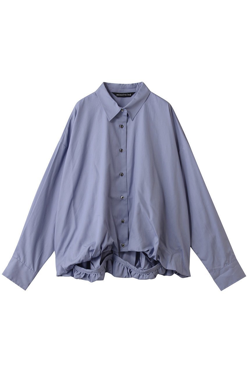 【ミズイロ インド/mizuiro ind】のballon shirt シャツ インテリア・キッズ・メンズ・レディースファッション・服の通販 founy(ファニー) 　ファッション　Fashion　レディースファッション　Fashion for Women　トップス・カットソー　Cut & Sew Tops　シャツ・ブラウス・オフィスカジュアル　Elegant Blouses & Button-Ups　2025年　2025　2025-2026秋冬・A/W　Autumn/Winter 2025–26 AW25–26　スリーブ　Sleeve, Long Sleeve / Short Sleeve　バルーン　Balloon, Balloon Silhouette　ロング　Long, Long-Length　A/W・秋冬　Autumn/Winter　l.blue|ID: prp329100004630036 ipo3291000000033298549