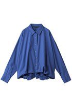 【ミズイロ インド/mizuiro ind】のballon shirt シャツ blue|ID:prp329100004630036