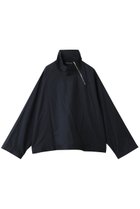 【ミズイロ インド/mizuiro ind】のzip high neck collar P/O プルオーバー navy|ID:prp329100004630038