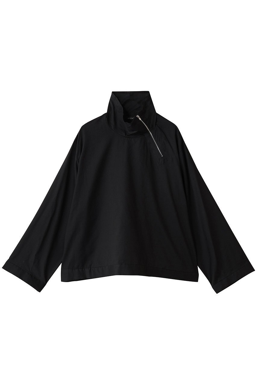 【ミズイロ インド/mizuiro ind】のzip high neck collar P/O プルオーバー インテリア・キッズ・メンズ・レディースファッション・服の通販 founy(ファニー) ファッション Fashion レディースファッション Fashion for Women トップス・カットソー Cut & Sew Tops シャツ・ブラウス・オフィスカジュアル Elegant Blouses & Button-Ups カジュアルプルオーバー・ニットトップス Pullovers & Knit Tops / Casual Pullovers アシンメトリー Asymmetrical Style シンプル Simple, Minimal ジップ Zip, Zipper スリーブ Sleeve, Long Sleeve / Short Sleeve ハイネック High Neck, Mock Neck ミックス Mix, Mixed Style ロング Long, Long-Length black|ID: prp329100004630038 ipo3291000000034017140