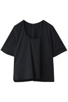 【ガリャルダガランテ/GALLARDAGALANTE】のUネックTブラウス 人気、トレンドファッション・服の通販 founy(ファニー) ファッション Fashion レディースファッション Fashion for Women トップス・カットソー Cut & Sew Tops シャツ・ブラウス・オフィスカジュアル Elegant Blouses & Button-Ups 2025年 2025 2025-2026秋冬・A/W Autumn/Winter 2025–26 AW25–26 インナー Innerwear ショート Short, Short Length シンプル Simple, Minimal スリーブ Sleeve, Long Sleeve / Short Sleeve A/W・秋冬 Autumn/Winter 羽織 Haori, Light Jacket thumbnail ネイビー|ID: prp329100004630040 ipo3291000000033298577