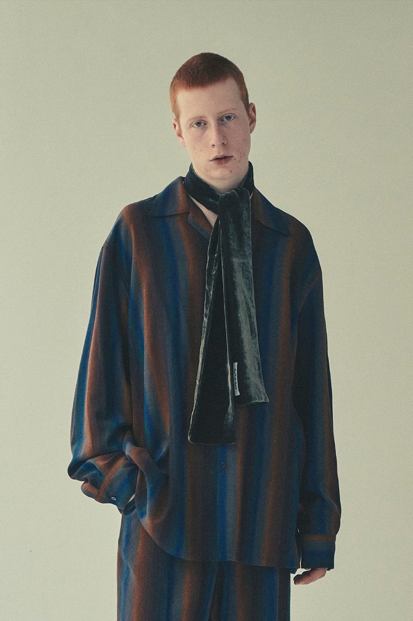 【セブン バイ セブン/SEVEN BY SEVEN / MEN】の【MEN】ルーズ シャツ 人気、トレンドファッション・服の通販 founy(ファニー) 　ファッション　Fashion　メンズファッション　Fashion for Men　グラデーション　Gradient, Ombre　ストライプ　Stripe, Striped Pattern　スリーブ　Sleeve, Long Sleeve / Short Sleeve　ボトム　Bottoms, Lower Wear　ルーズ　Loose, Oversized　ロング　Long, Long-Length　エレガント 上品　Elegant　other-7|ID: prp329100004630042 ipo3291000000033474358