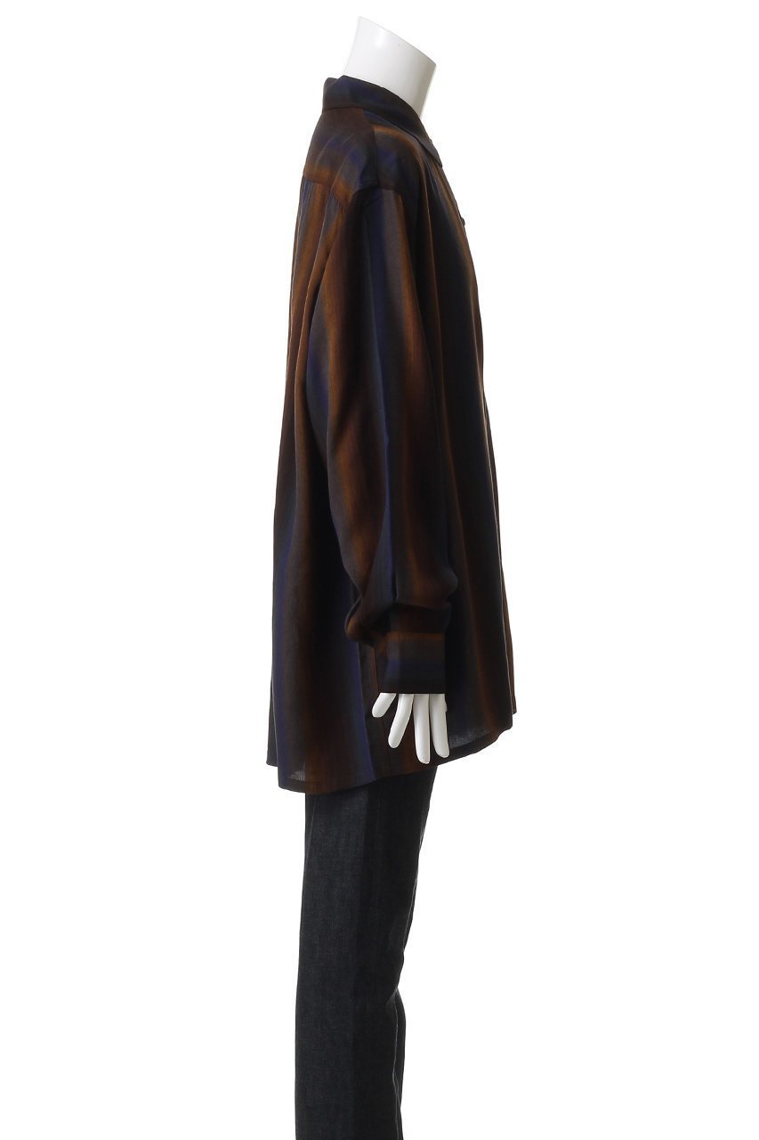 【セブン バイ セブン/SEVEN BY SEVEN / MEN】の【MEN】ルーズ シャツ 人気、トレンドファッション・服の通販 founy(ファニー) 　ファッション　Fashion　メンズファッション　Fashion for Men　グラデーション　Gradient, Ombre　ストライプ　Stripe, Striped Pattern　スリーブ　Sleeve, Long Sleeve / Short Sleeve　ボトム　Bottoms, Lower Wear　ルーズ　Loose, Oversized　ロング　Long, Long-Length　エレガント 上品　Elegant　other-3|ID: prp329100004630042 ipo3291000000035827392