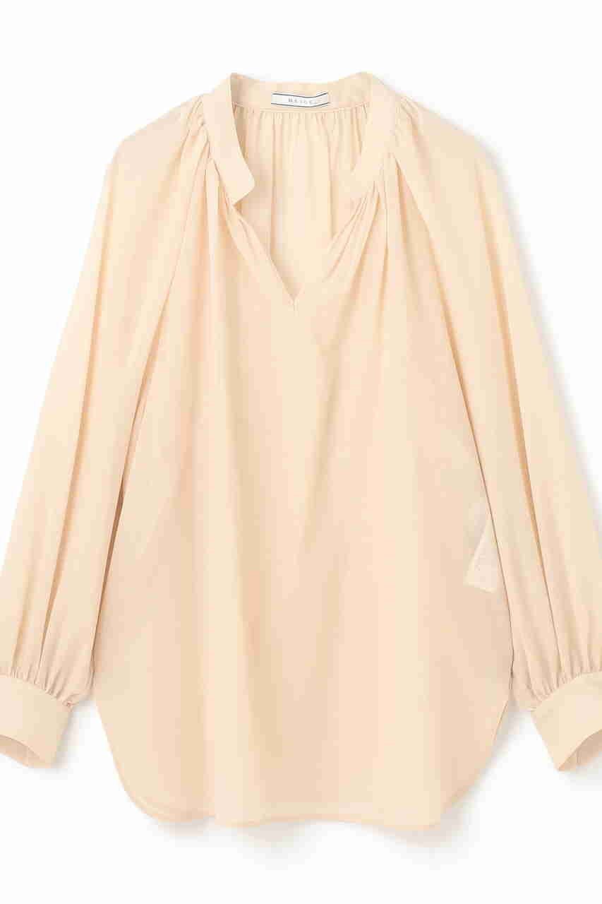 【ベイジ,/BEIGE,】のMOYE(モイエ)/シアーウールパフスリーブブラウス 人気、トレンドファッション・服の通販 founy(ファニー) 　ファッション　Fashion　レディースファッション　Fashion for Women　トップス・カットソー　Cut & Sew Tops　シャツ・ブラウス・オフィスカジュアル　Elegant Blouses & Button-Ups　2025年　2025　2025-2026秋冬・A/W　Autumn/Winter 2025–26 AW25–26　スリーブ　Sleeve, Long Sleeve / Short Sleeve　ロング　Long, Long-Length　A/W・秋冬　Autumn/Winter　 other-1|ID: prp329100004630044 ipo3291000000033298603
