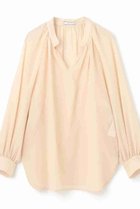 【ベイジ,/BEIGE,】のMOYE(モイエ)/シアーウールパフスリーブブラウス Ecru|ID:prp329100004630044