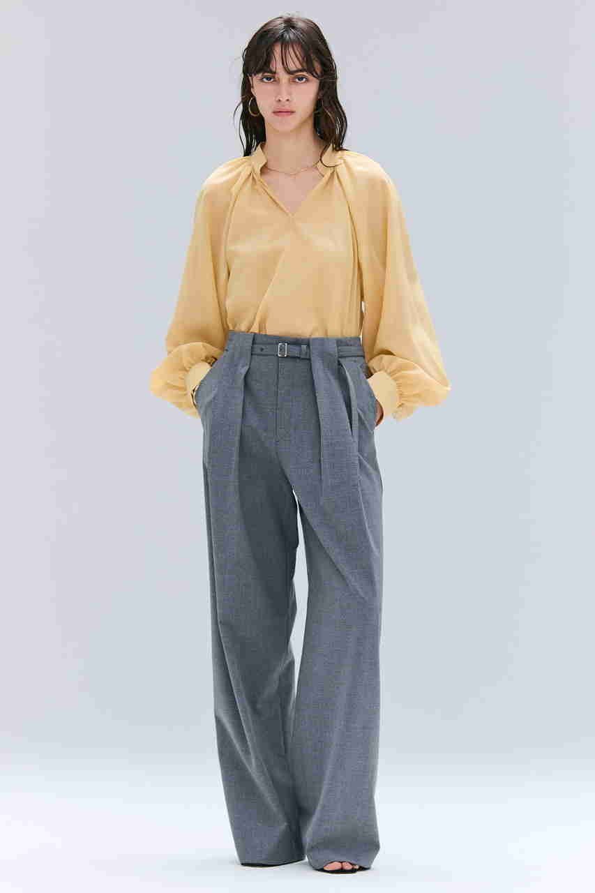 【ベイジ,/BEIGE,】のMOYE(モイエ)/シアーウールパフスリーブブラウス 人気、トレンドファッション・服の通販 founy(ファニー) 　ファッション　Fashion　レディースファッション　Fashion for Women　トップス・カットソー　Cut & Sew Tops　シャツ・ブラウス・オフィスカジュアル　Elegant Blouses & Button-Ups　2025年　2025　2025-2026秋冬・A/W　Autumn/Winter 2025–26 AW25–26　スリーブ　Sleeve, Long Sleeve / Short Sleeve　ロング　Long, Long-Length　A/W・秋冬　Autumn/Winter　other-2|ID: prp329100004630044 ipo3291000000033298611