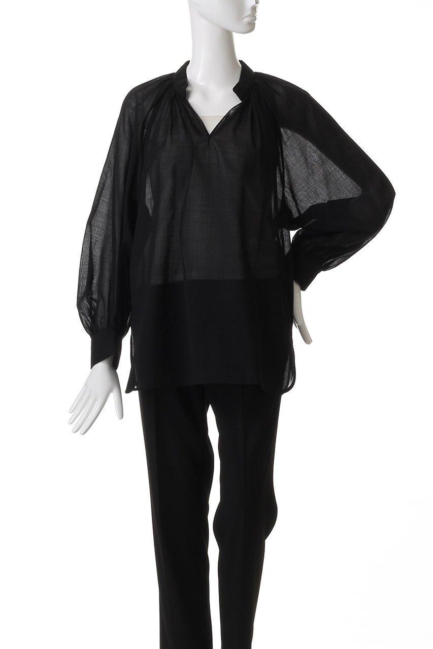 【ベイジ,/BEIGE,】のMOYE(モイエ)/シアーウールパフスリーブブラウス 人気、トレンドファッション・服の通販 founy(ファニー) 　ファッション　Fashion　レディースファッション　Fashion for Women　トップス・カットソー　Cut & Sew Tops　シャツ・ブラウス・オフィスカジュアル　Elegant Blouses & Button-Ups　スリーブ　Sleeve, Long Sleeve / Short Sleeve　ロング　Long, Long-Length　other-2|ID: prp329100004630044 ipo3291000000035688007