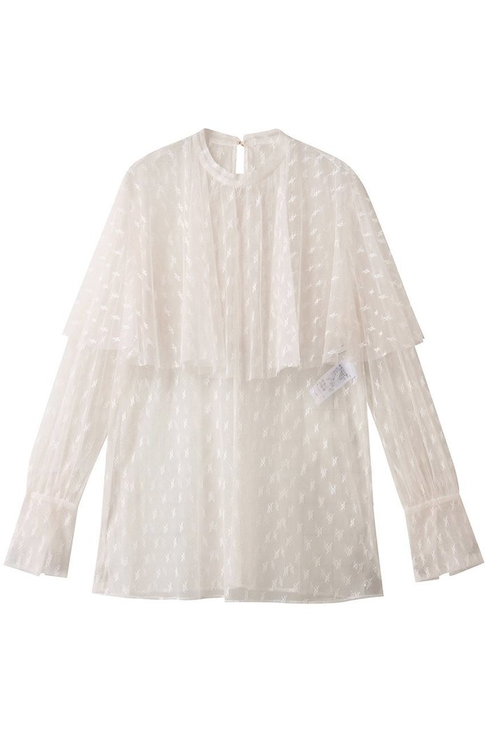 【ベイジ,/BEIGE,】のCLOVIS(クロービズ)/ケープデザイン総レースブラウス インテリア・キッズ・メンズ・レディースファッション・服の通販 founy(ファニー) https://founy.com/ ファッション Fashion レディースファッション Fashion for Women トップス・カットソー Cut & Sew Tops シャツ・ブラウス・オフィスカジュアル Elegant Blouses & Button-Ups オケージョン Occasion Wear スタンド Stand Collar, Upright Stand スリーブ Sleeve, Long Sleeve / Short Sleeve デニム Denim, Jeans Material レース Lace, Lace Fabric ロマンティック Romantic, Feminine Style ロング Long, Long-Length |ID: prp329100004630046 ipo3291000000035376033