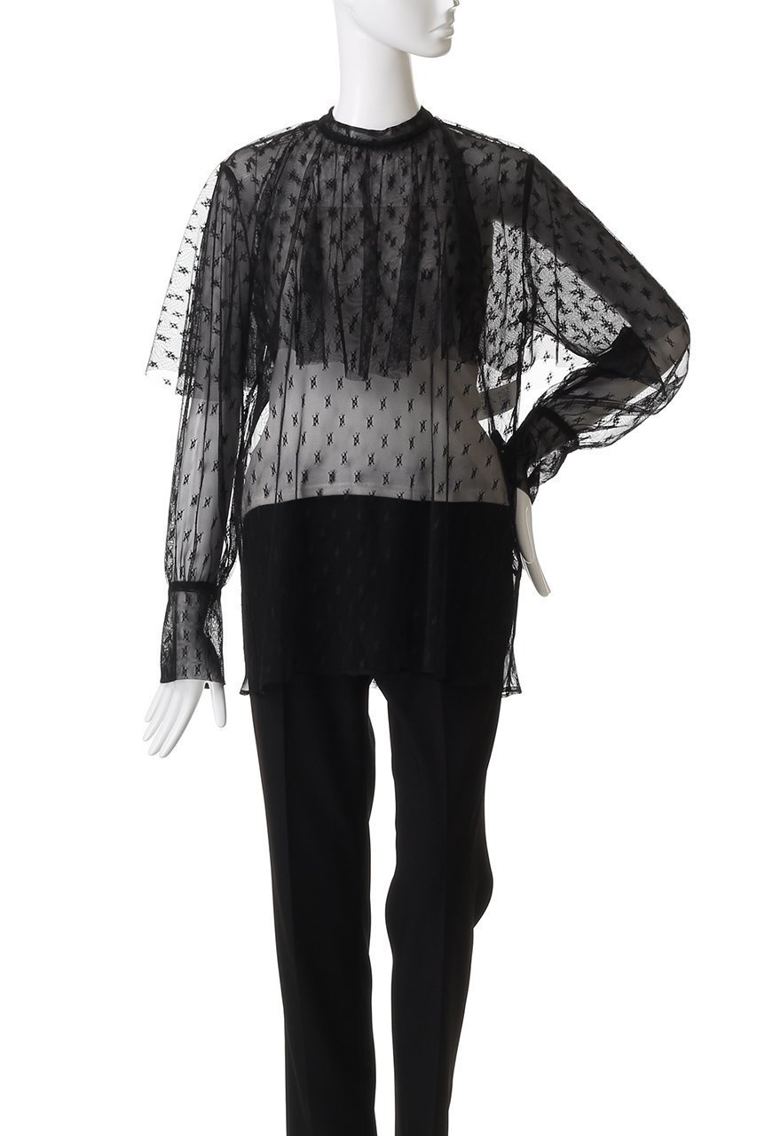 【ベイジ,/BEIGE,】のCLOVIS(クロービズ)/ケープデザイン総レースブラウス 人気、トレンドファッション・服の通販 founy(ファニー) 　ファッション　Fashion　レディースファッション　Fashion for Women　トップス・カットソー　Cut & Sew Tops　シャツ・ブラウス・オフィスカジュアル　Elegant Blouses & Button-Ups　オケージョン　Occasion Wear　スタンド　Stand Collar, Upright Stand　スリーブ　Sleeve, Long Sleeve / Short Sleeve　デニム　Denim, Jeans Material　レース　Lace, Lace Fabric　ロマンティック　Romantic, Feminine Style　ロング　Long, Long-Length　other-2|ID: prp329100004630046 ipo3291000000035376038