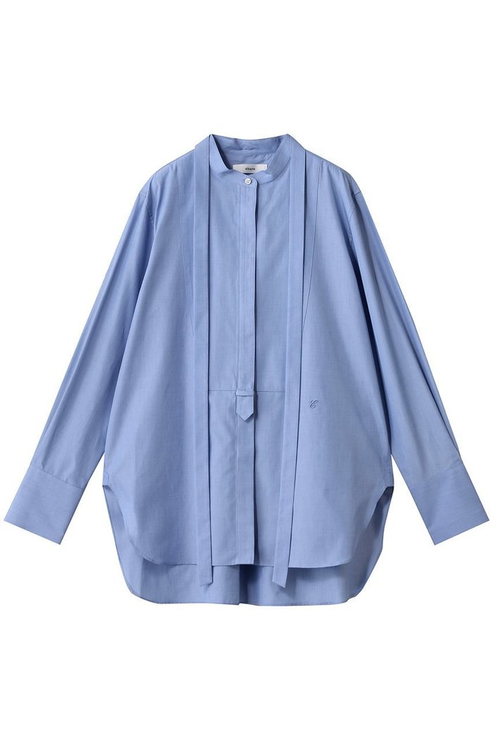 【エブール/ebure】のエッセンシャルコットン バンドカラーシャツ インテリア・キッズ・メンズ・レディースファッション・服の通販 founy(ファニー) https://founy.com/ ファッション Fashion レディースファッション Fashion for Women トップス・カットソー Cut & Sew Tops シャツ・ブラウス・オフィスカジュアル Elegant Blouses & Button-Ups インナー Innerwear ジャケット Jacket, Outerwear スリーブ Sleeve, Long Sleeve / Short Sleeve デニム Denim, Jeans Material ドレス Dress, One-Piece ロング Long, Long-Length |ID: prp329100004630051 ipo3291000000036226010