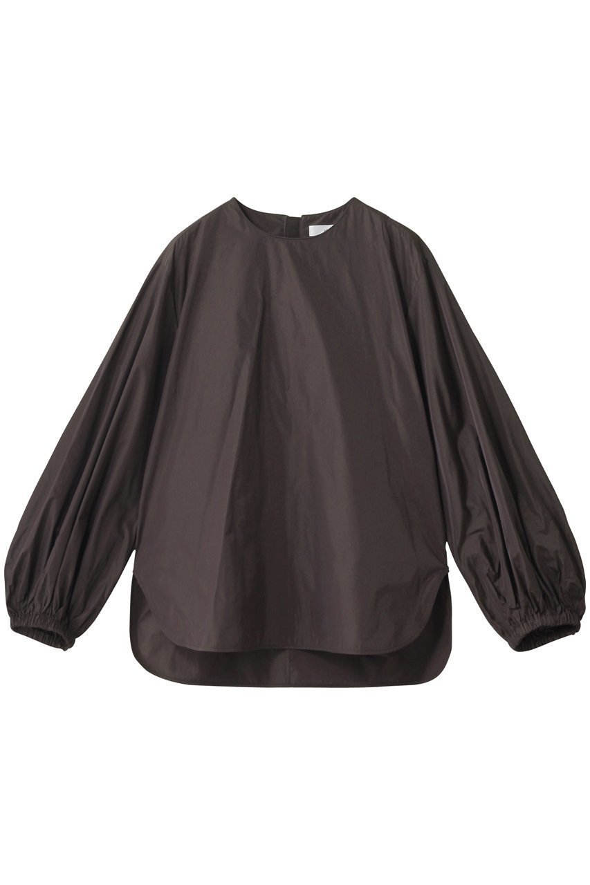 【エブール/ebure】の【8/8 0:00販売開始】マイクロタフタ ノーカラーブラウス 人気、トレンドファッション・服の通販 founy(ファニー) 　ファッション　Fashion　レディースファッション　Fashion for Women　トップス・カットソー　Cut & Sew Tops　シャツ・ブラウス・オフィスカジュアル　Elegant Blouses & Button-Ups　2025年　2025　2025-2026秋冬・A/W　Autumn/Winter 2025–26 AW25–26　おすすめ　Recommended / Our Picks　アクセサリー　Fashion Accessories　シルク　Silk, 100% Silk　シンプル　Simple, Minimal　スリーブ　Sleeve, Long Sleeve / Short Sleeve　タフタ　Taffeta, Structured Fabric　ネックレス　Necklace, Pendant Necklace　パイピング　Piping, Trim Design　ロング　Long, Long-Length　夏　Summer　A/W・秋冬　Autumn/Winter　 other-1|ID: prp329100004630052 ipo3291000000033298665