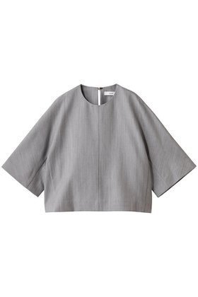 【エブール/ebure】の【8/8 0:00販売開始】ライトシャンブレーウール Tブラウス 人気、トレンドファッション・服の通販 founy(ファニー) ファッション Fashion レディースファッション Fashion for Women トップス・カットソー Cut & Sew Tops シャツ・ブラウス・オフィスカジュアル Elegant Blouses & Button-Ups 2025年 2025 2025-2026秋冬・A/W Autumn/Winter 2025–26 AW25–26 インナー Innerwear クラシカル Classical, Vintage-Inspired クロップド Cropped, Short Length シャンブレー Chambray, Denim-Like Fabric ショート Short, Short Length シンプル Simple, Minimal スリーブ Sleeve, Long Sleeve / Short Sleeve バランス Balance, Style Balance フォルム Silhouette, Form ボトム Bottoms, Lower Wear A/W・秋冬 Autumn/Winter |ID:prp329100004630054