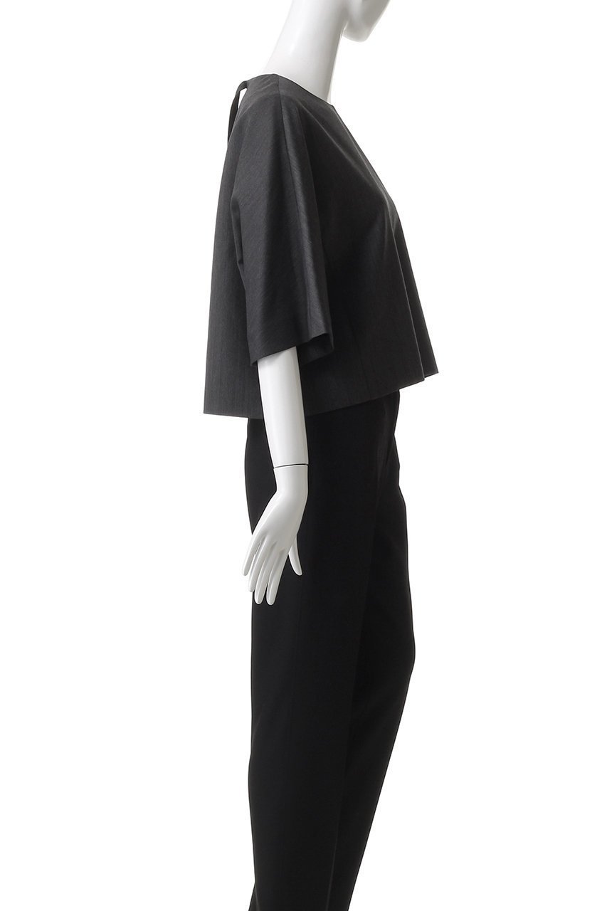 【エブール/ebure】の【8/8 0:00販売開始】ライトシャンブレーウール Tブラウス 人気、トレンドファッション・服の通販 founy(ファニー) 　ファッション　Fashion　レディースファッション　Fashion for Women　トップス・カットソー　Cut & Sew Tops　シャツ・ブラウス・オフィスカジュアル　Elegant Blouses & Button-Ups　2025年　2025　2025-2026秋冬・A/W　Autumn/Winter 2025–26 AW25–26　インナー　Innerwear　クラシカル　Classical, Vintage-Inspired　クロップド　Cropped, Short Length　シャンブレー　Chambray, Denim-Like Fabric　ショート　Short, Short Length　シンプル　Simple, Minimal　スリーブ　Sleeve, Long Sleeve / Short Sleeve　バランス　Balance, Style Balance　フォルム　Silhouette, Form　ボトム　Bottoms, Lower Wear　A/W・秋冬　Autumn/Winter　other-3|ID: prp329100004630054 ipo3291000000033298687
