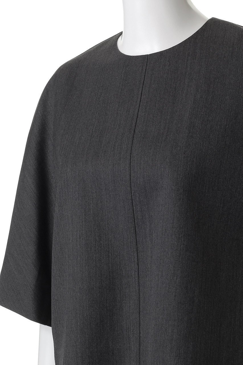 【エブール/ebure】の【8/8 0:00販売開始】ライトシャンブレーウール Tブラウス 人気、トレンドファッション・服の通販 founy(ファニー) 　ファッション　Fashion　レディースファッション　Fashion for Women　トップス・カットソー　Cut & Sew Tops　シャツ・ブラウス・オフィスカジュアル　Elegant Blouses & Button-Ups　2025年　2025　2025-2026秋冬・A/W　Autumn/Winter 2025–26 AW25–26　インナー　Innerwear　クラシカル　Classical, Vintage-Inspired　クロップド　Cropped, Short Length　シャンブレー　Chambray, Denim-Like Fabric　ショート　Short, Short Length　シンプル　Simple, Minimal　スリーブ　Sleeve, Long Sleeve / Short Sleeve　バランス　Balance, Style Balance　フォルム　Silhouette, Form　ボトム　Bottoms, Lower Wear　A/W・秋冬　Autumn/Winter　other-5|ID: prp329100004630054 ipo3291000000033298689