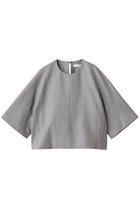 【エブール/ebure】のライトシャンブレーウール Tブラウス ライトグレー|ID:prp329100004630054