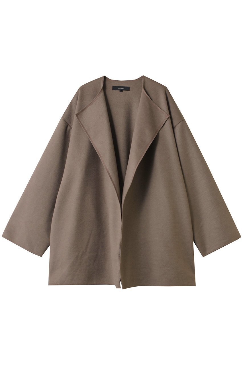 【フローレント/FLORENT】のドロップショルダー ライトアウター インテリア・キッズ・メンズ・レディースファッション・服の通販 founy(ファニー) 　ファッション　Fashion　レディースファッション　Fashion for Women　アウター　Coat / Outerwear Collection　コート・ロングコート・ピーコート　Long Coats, Peacoats & More　2025年　2025　2025-2026秋冬・A/W　Autumn/Winter 2025–26 AW25–26　なめらか　Smooth, Silky Texture　ショルダー　Shoulder, Shoulder Strap　ショート　Short, Short Length　ドロップ　Drop Shoulder, Dropped Style　ワイド　Wide, Wide Fit　エレガント 上品　Elegant　秋　Autumn　A/W・秋冬　Autumn/Winter　ココア|ID: prp329100004630055 ipo3291000000033298697