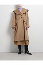 【ランバン オン ブルー/LANVIN en Bleu】のケープカラーカシミヤコート ベージュ|ID:prp329100004630056