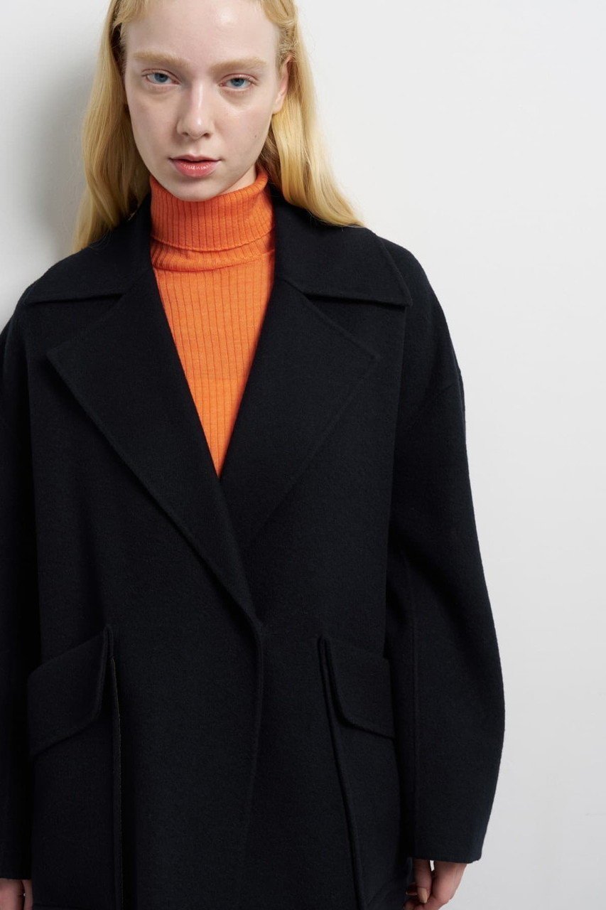 【ランバン オン ブルー/LANVIN en Bleu】のケープカラーカシミヤコート 人気、トレンドファッション・服の通販 founy(ファニー) 　ファッション　Fashion　レディースファッション　Fashion for Women　アウター　Coat / Outerwear Collection　コート・ロングコート・ピーコート　Long Coats, Peacoats & More　クラシカル　Classical, Vintage-Inspired　スーツ　Suit, Formalwear　ドレス　Dress, One-Piece　ファブリック　Fabric, Textile　フォーマル　Formal, Dressy　フレア　Flare, Flared　ロング　Long, Long-Length　冬　Winter / This Winter　新作・新入荷　New Arrivals / New In　軽量　Lightweight, Ultra Light　other-6|ID: prp329100004630056 ipo3291000000033298721