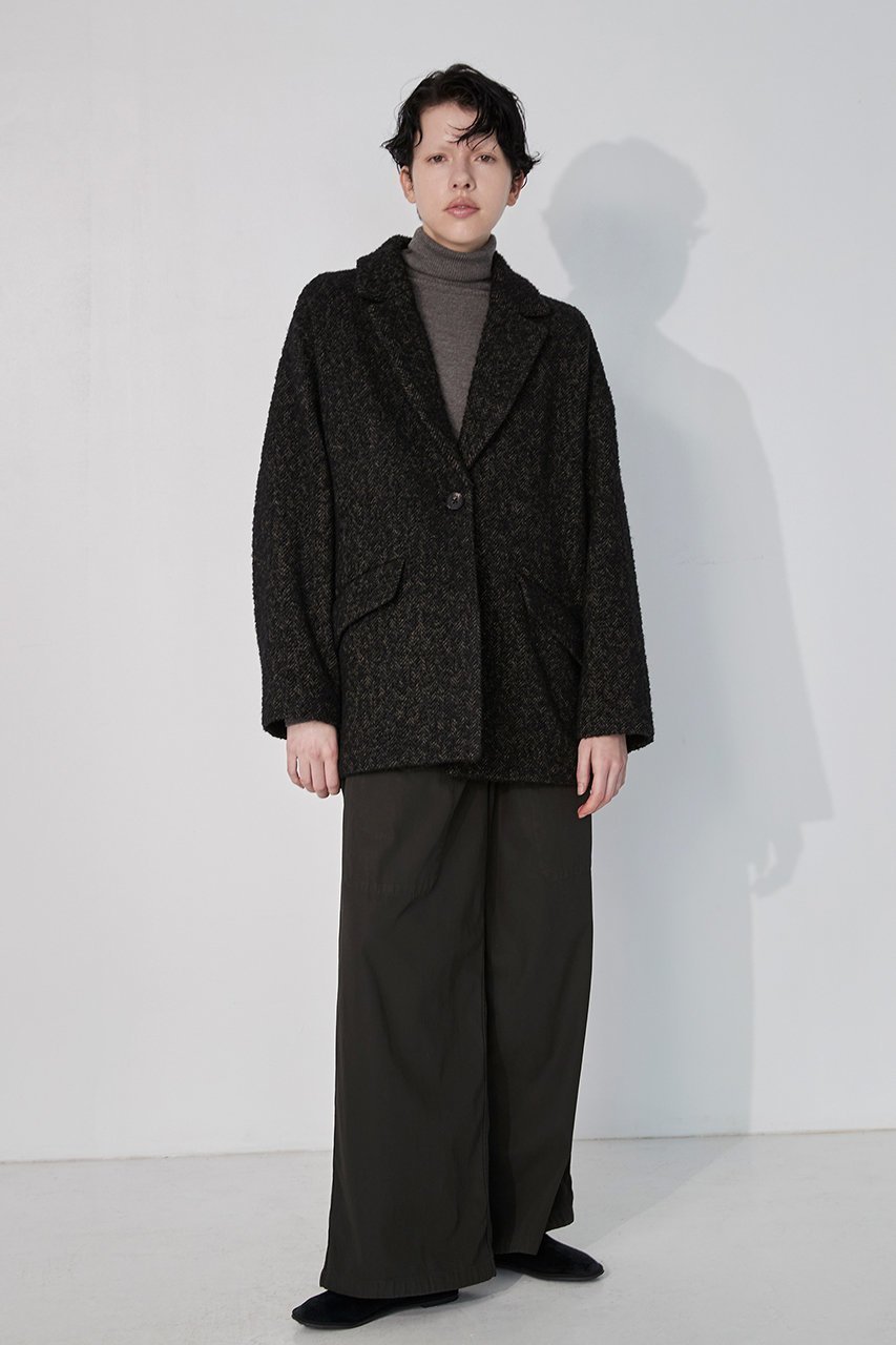 【ティッカ/TICCA】のミックスツイードジャケコート 人気、トレンドファッション・服の通販 founy(ファニー) 　ファッション　Fashion　レディースファッション　Fashion for Women　アウター　Coat / Outerwear Collection　コート・ロングコート・ピーコート　Long Coats, Peacoats & More　カッティング　Cutting Detail　クラシカル　Classical, Vintage-Inspired　ショート　Short, Short Length　ツイード　Twill, Twill Weave　パターン　Pattern, Design Print　フォルム　Silhouette, Form　エレガント 上品　Elegant　新作・新入荷　New Arrivals / New In　other-8|ID: prp329100004630057 ipo3291000000033330143