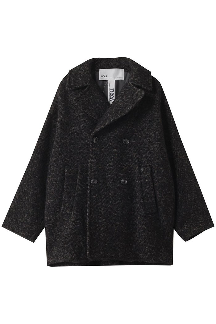 【ティッカ/TICCA】のミックスツイードピーコート インテリア・キッズ・メンズ・レディースファッション・服の通販 founy(ファニー) https://founy.com/ ファッション Fashion レディースファッション Fashion for Women アウター Coat / Outerwear Collection コート・ロングコート・ピーコート Long Coats, Peacoats & More 2025年 2025 2025-2026秋冬・A/W Autumn/Winter 2025–26 AW25–26 クラシカル Classical, Vintage-Inspired ショート Short, Short Length ツイード Twill, Twill Weave ハーフ Half, Half-Length バランス Balance, Style Balance ポケット Pocket, Pocket Detail エレガント 上品 Elegant 人気 Popular, Best Seller A/W・秋冬 Autumn/Winter |ID: prp329100004630058 ipo3291000000033298732