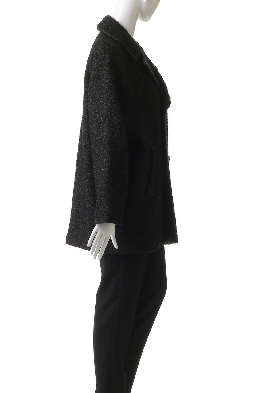 【ティッカ/TICCA】の【8/8 0:00販売開始】ミックスツイードピーコート 人気、トレンドファッション・服の通販 founy(ファニー) 　ファッション　Fashion　レディースファッション　Fashion for Women　アウター　Coat / Outerwear Collection　コート・ロングコート・ピーコート　Long Coats, Peacoats & More　2025年　2025　2025-2026秋冬・A/W　Autumn/Winter 2025–26 AW25–26　クラシカル　Classical, Vintage-Inspired　ショート　Short, Short Length　ツイード　Twill, Twill Weave　ハーフ　Half, Half-Length　バランス　Balance, Style Balance　ポケット　Pocket, Pocket Detail　エレガント 上品　Elegant　人気　Popular, Best Seller　A/W・秋冬　Autumn/Winter　other-3|ID: prp329100004630058 ipo3291000000033298735