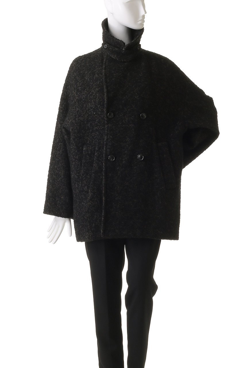 【ティッカ/TICCA】の【8/8 0:00販売開始】ミックスツイードピーコート 人気、トレンドファッション・服の通販 founy(ファニー) 　ファッション　Fashion　レディースファッション　Fashion for Women　アウター　Coat / Outerwear Collection　コート・ロングコート・ピーコート　Long Coats, Peacoats & More　2025年　2025　2025-2026秋冬・A/W　Autumn/Winter 2025–26 AW25–26　クラシカル　Classical, Vintage-Inspired　ショート　Short, Short Length　ツイード　Twill, Twill Weave　ハーフ　Half, Half-Length　バランス　Balance, Style Balance　ポケット　Pocket, Pocket Detail　エレガント 上品　Elegant　人気　Popular, Best Seller　A/W・秋冬　Autumn/Winter　other-7|ID: prp329100004630058 ipo3291000000033298739