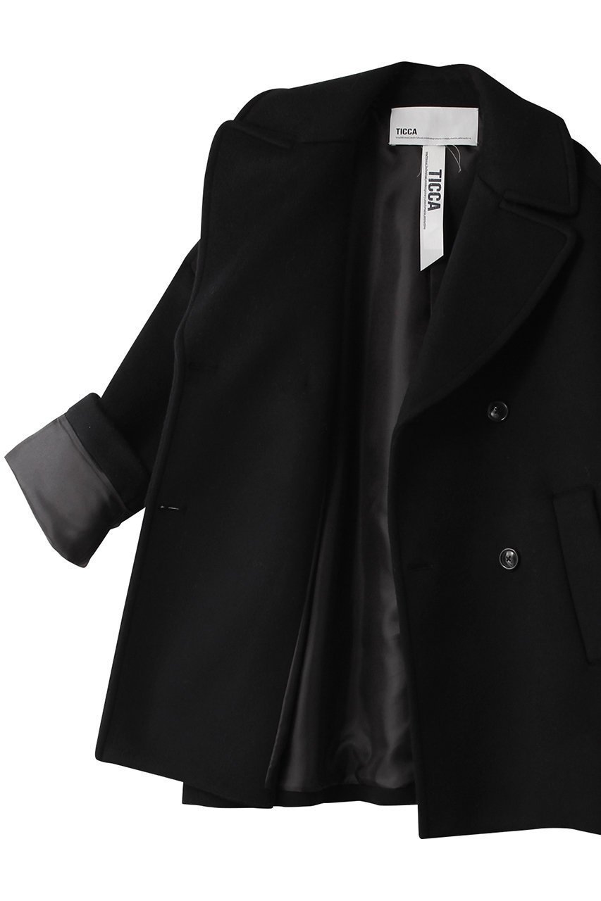 【ティッカ/TICCA】の【8/8 0:00販売開始】ピーコート 人気、トレンドファッション・服の通販 founy(ファニー) 　ファッション　Fashion　レディースファッション　Fashion for Women　アウター　Coat / Outerwear Collection　コート・ロングコート・ピーコート　Long Coats, Peacoats & More　2025年　2025　2025-2026秋冬・A/W　Autumn/Winter 2025–26 AW25–26　ショート　Short, Short Length　ハーフ　Half, Half-Length　バランス　Balance, Style Balance　ポケット　Pocket, Pocket Detail　人気　Popular, Best Seller　定番　Standard, Basic Item　A/W・秋冬　Autumn/Winter　other-7|ID: prp329100004630059 ipo3291000000033298753