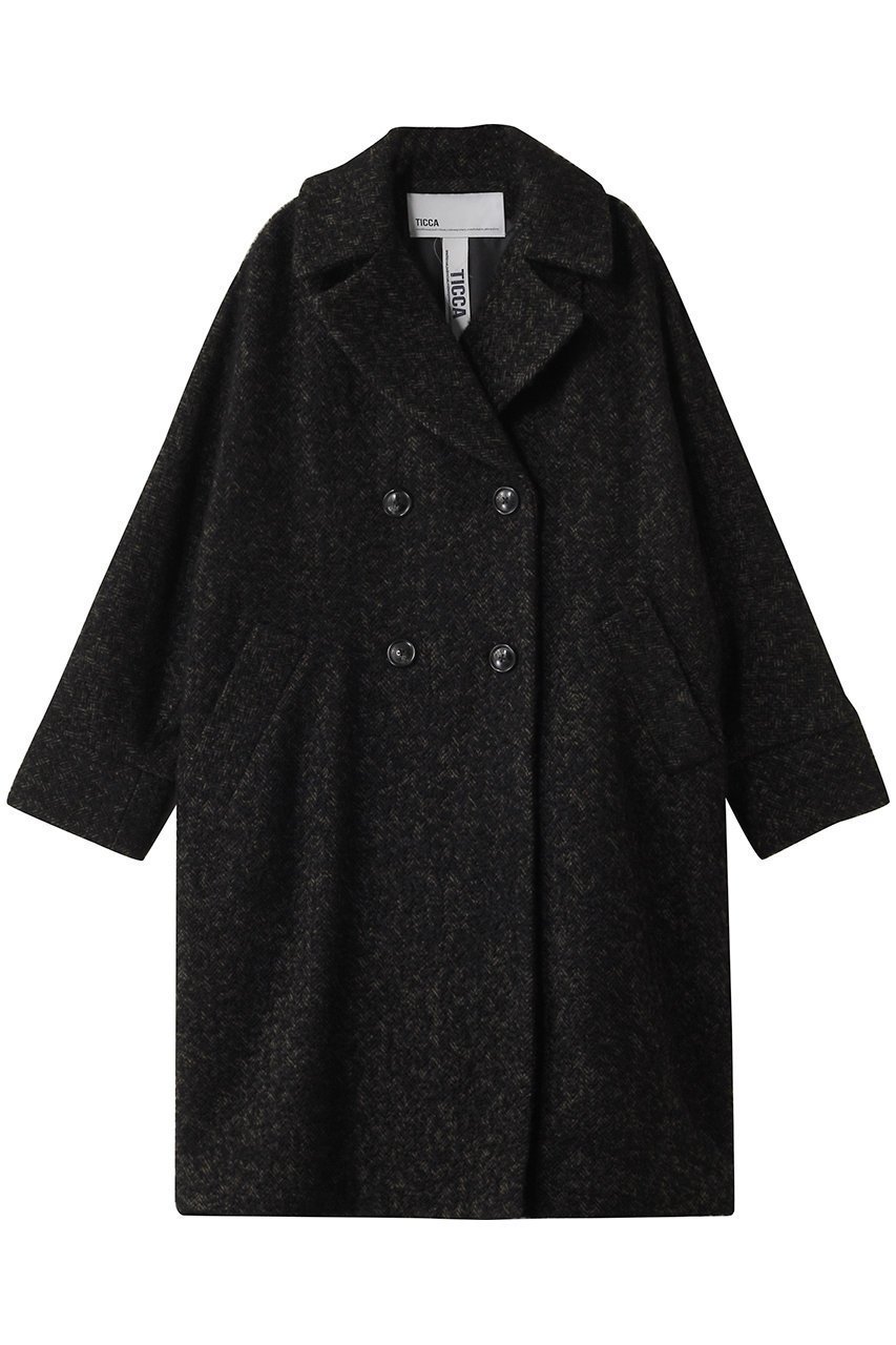 【ティッカ/TICCA】の【8/8 0:00販売開始】ミックスツイードテントコート 人気、トレンドファッション・服の通販 founy(ファニー) 　ファッション　Fashion　レディースファッション　Fashion for Women　アウター　Coat / Outerwear Collection　コート・ロングコート・ピーコート　Long Coats, Peacoats & More　2025年　2025　2025-2026秋冬・A/W　Autumn/Winter 2025–26 AW25–26　カフス　Cuff Design　クラシカル　Classical, Vintage-Inspired　ツイード　Twill, Twill Weave　ロング　Long, Long-Length　エレガント 上品　Elegant　A/W・秋冬　Autumn/Winter　 other-1|ID: prp329100004630060 ipo3291000000033298755