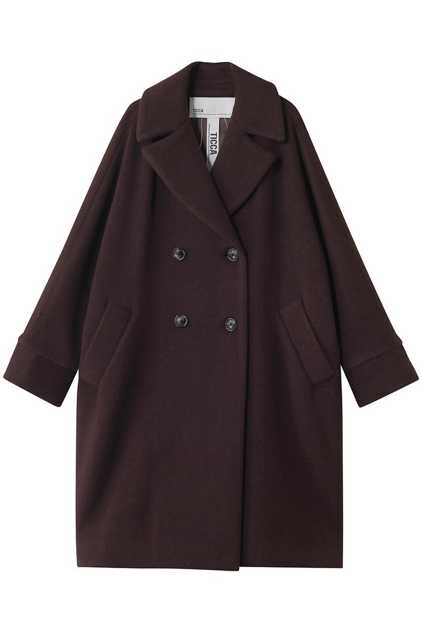 【ティッカ/TICCA】の【8/8 0:00販売開始】テントコート インテリア・キッズ・メンズ・レディースファッション・服の通販 founy(ファニー) 　ファッション　Fashion　レディースファッション　Fashion for Women　アウター　Coat / Outerwear Collection　コート・ロングコート・ピーコート　Long Coats, Peacoats & More　2025年　2025　2025-2026秋冬・A/W　Autumn/Winter 2025–26 AW25–26　ロング　Long, Long-Length　定番　Standard, Basic Item　A/W・秋冬　Autumn/Winter　ブラウン|ID: prp329100004630061 ipo3291000000033298767