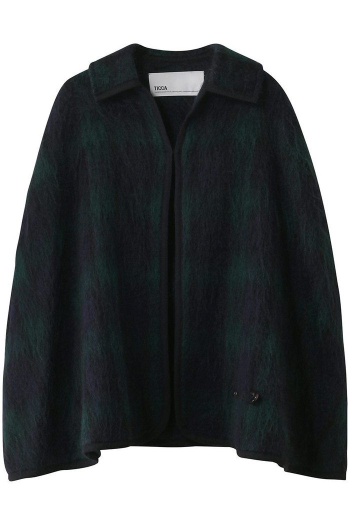 【ティッカ/TICCA】のチェックシャギーポンチョ インテリア・キッズ・メンズ・レディースファッション・服の通販 founy(ファニー) https://founy.com/ ファッション Fashion レディースファッション Fashion for Women アウター Coat / Outerwear Collection コート・ロングコート・ピーコート Long Coats, Peacoats & More ポンチョ・ケープコート Ponchos & Capes 2025年 2025 2025-2026秋冬・A/W Autumn/Winter 2025–26 AW25–26 クラシカル Classical, Vintage-Inspired ショート Short, Short Length トレンド Trend, Trending Now ポンチョ Poncho, Cape Style エレガント 上品 Elegant A/W・秋冬 Autumn/Winter |ID: prp329100004630064 ipo3291000000033298797