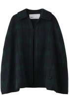 【ティッカ/TICCA】の【8/8 0:00販売開始】チェックシャギーポンチョ ネイビーチェック|ID:prp329100004630064