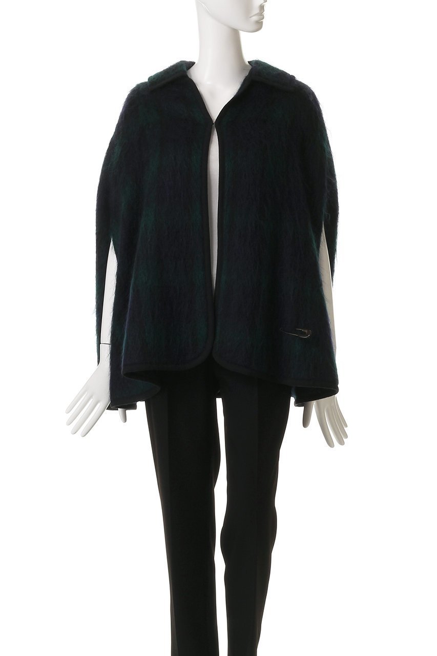 【ティッカ/TICCA】の【8/8 0:00販売開始】チェックシャギーポンチョ 人気、トレンドファッション・服の通販 founy(ファニー) 　ファッション　Fashion　レディースファッション　Fashion for Women　アウター　Coat / Outerwear Collection　コート・ロングコート・ピーコート　Long Coats, Peacoats & More　ポンチョ・ケープコート　Ponchos & Capes　2025年　2025　2025-2026秋冬・A/W　Autumn/Winter 2025–26 AW25–26　クラシカル　Classical, Vintage-Inspired　ショート　Short, Short Length　トレンド　Trend, Trending Now　ポンチョ　Poncho, Cape Style　エレガント 上品　Elegant　A/W・秋冬　Autumn/Winter　other-2|ID: prp329100004630064 ipo3291000000033298799