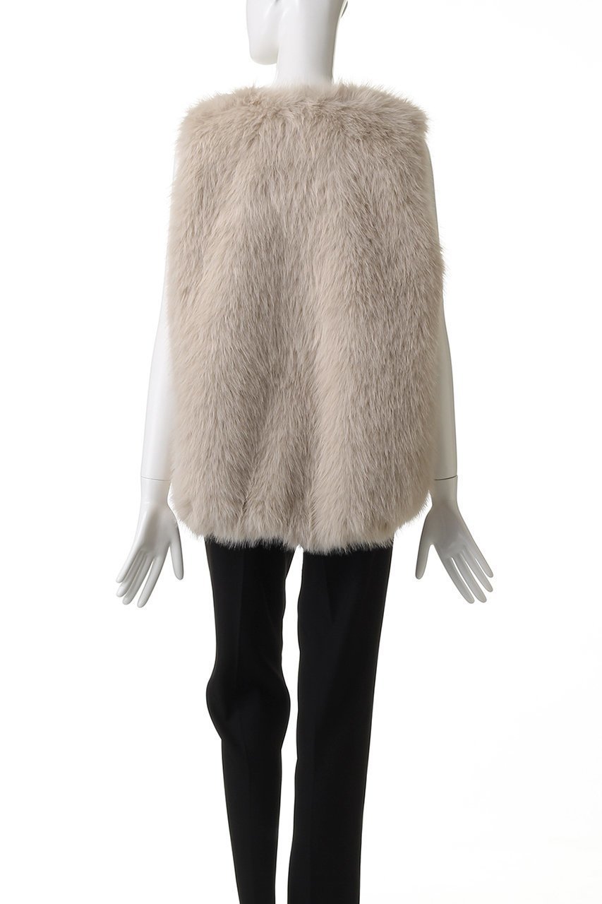 【ベイジ,/BEIGE,】のELSA(エルザ)/フェイクファージレ 人気、トレンドファッション・服の通販 founy(ファニー) 　ファッション　Fashion　レディースファッション　Fashion for Women　アウター　Coat / Outerwear Collection　レディースジャケット・軽アウター　Jackets　シンプル　Simple, Minimal　ジャケット　Jacket, Outerwear　ベスト　Vest, Waistcoat　リュクス　Luxury, Elegant, High-End, Chic　other-6|ID: prp329100004630068 ipo3291000000033330147