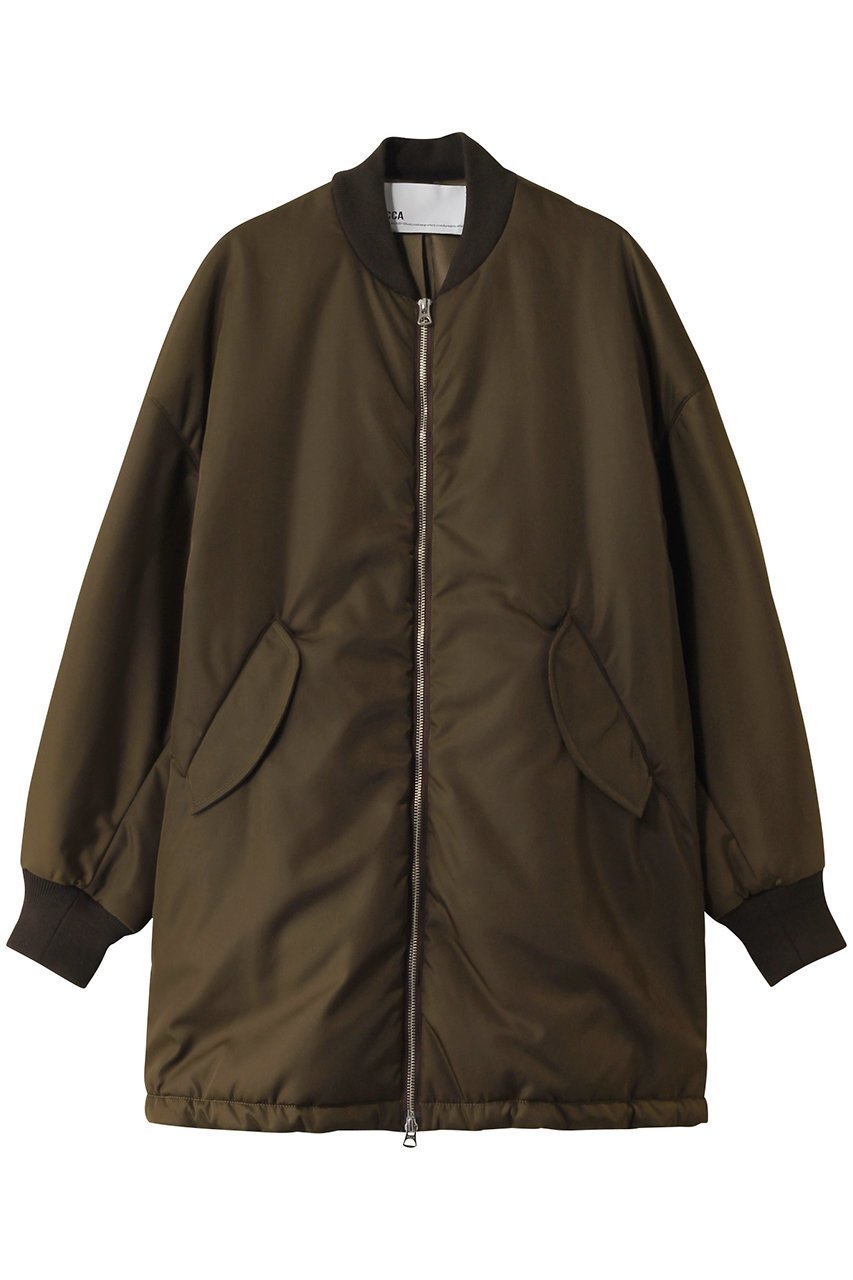 【ティッカ/TICCA】の【8/8 0:00販売開始】ミドルMA-1 インテリア・キッズ・メンズ・レディースファッション・服の通販 founy(ファニー) 　ファッション　Fashion　レディースファッション　Fashion for Women　アウター　Coat / Outerwear Collection　レディースジャケット・軽アウター　Jackets　ブルゾンジャケット・スポーティアウター　Blouson Jackets　MA-1ジャケット　MA-1 Bomber Jackets / Flight Jackets　ギャザー　Gathered, Ruffled　コクーン　Cocoon, Cocoon Silhouette　ジャケット　Jacket, Outerwear　チュニック　Tunic, Long Top　定番　Standard, Basic Item　人気　Popular, Best Seller　バランス　Balance, Style Balance　ブルゾン　Blouson, Bomber Jacket　ミドル　Middle Length, Mid Height　ミリタリー　Military, Army Style　A/W・秋冬　Autumn/Winter　エレガント 上品　Elegant　2025年　2025　2025-2026秋冬・A/W　Autumn/Winter 2025–26 AW25–26　ブラウン|ID: prp329100004630071 ipo3291000000033298860