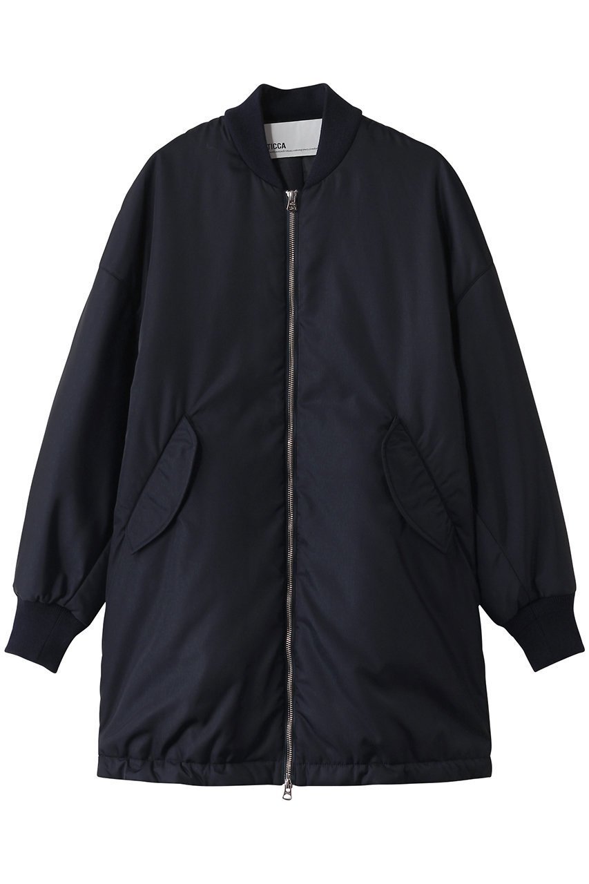 【ティッカ/TICCA】の【8/8 0:00販売開始】ミドルMA-1 インテリア・キッズ・メンズ・レディースファッション・服の通販 founy(ファニー) 　ファッション　Fashion　レディースファッション　Fashion for Women　アウター　Coat / Outerwear Collection　レディースジャケット・軽アウター　Jackets　ブルゾンジャケット・スポーティアウター　Blouson Jackets　MA-1ジャケット　MA-1 Bomber Jackets / Flight Jackets　ギャザー　Gathered, Ruffled　コクーン　Cocoon, Cocoon Silhouette　ジャケット　Jacket, Outerwear　チュニック　Tunic, Long Top　定番　Standard, Basic Item　人気　Popular, Best Seller　バランス　Balance, Style Balance　ブルゾン　Blouson, Bomber Jacket　ミドル　Middle Length, Mid Height　ミリタリー　Military, Army Style　A/W・秋冬　Autumn/Winter　エレガント 上品　Elegant　2025年　2025　2025-2026秋冬・A/W　Autumn/Winter 2025–26 AW25–26　ネイビー|ID: prp329100004630071 ipo3291000000033298861
