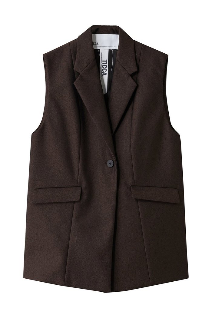 【ティッカ/TICCA】のウールベスト インテリア・キッズ・メンズ・レディースファッション・服の通販 founy(ファニー) https://founy.com/ ファッション Fashion レディースファッション Fashion for Women アウター Coat / Outerwear Collection レディースジャケット・軽アウター Jackets クール Cool, Chic ジャケット Jacket, Outerwear バランス Balance, Style Balance ベスト Vest, Waistcoat ヴィンテージ Vintage Style |ID: prp329100004630072 ipo3291000000036063690