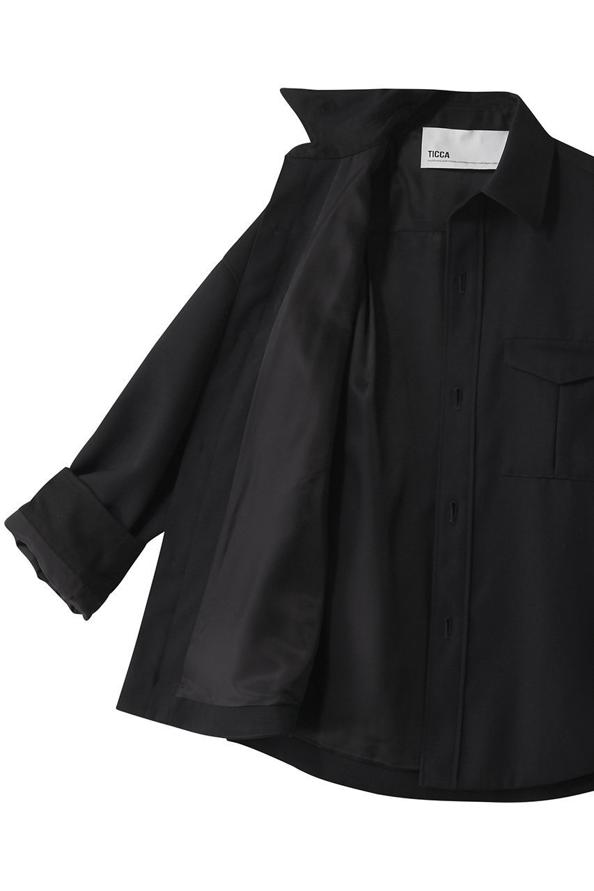 【ティッカ/TICCA】の【8/8 0:00販売開始】ウールサージシャツジャケット 人気、トレンドファッション・服の通販 founy(ファニー) 　ファッション　Fashion　レディースファッション　Fashion for Women　アウター　Coat / Outerwear Collection　レディースジャケット・軽アウター　Jackets　2025年　2025　2025-2026秋冬・A/W　Autumn/Winter 2025–26 AW25–26　おすすめ　Recommended / Our Picks　ジャケット　Jacket, Outerwear　フラップ　Flap, Flap Pocket　ポケット　Pocket, Pocket Detail　マニッシュ　Mannish, Boyish　エレガント 上品　Elegant　A/W・秋冬　Autumn/Winter　羽織　Haori, Light Jacket　other-6|ID: prp329100004630075 ipo3291000000033298903