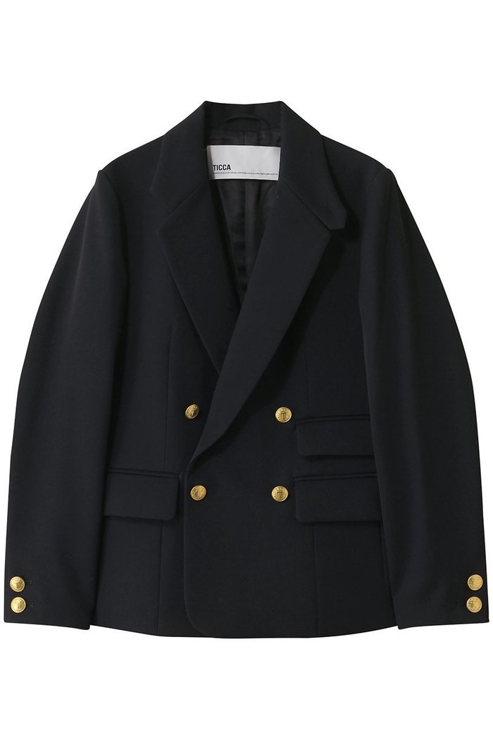 【ティッカ/TICCA】のウールサージダブルジャケット インテリア・キッズ・メンズ・レディースファッション・服の通販 founy(ファニー) https://founy.com/ ファッション Fashion レディースファッション Fashion for Women アウター Coat / Outerwear Collection レディースジャケット・軽アウター Jackets 2025年 2025 2025-2026秋冬・A/W Autumn/Winter 2025–26 AW25–26 ジャケット Jacket, Outerwear バランス Balance, Style Balance 人気 Popular, Best Seller 定番 Standard, Basic Item A/W・秋冬 Autumn/Winter |ID: prp329100004630076 ipo3291000000033298905