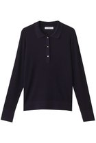 【エブール/ebure】の【8/8 0:00販売開始】ウールシアーRIBニット ポロカラープルオーバー パープル|ID:prp329100004630078