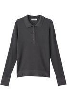 【エブール/ebure】の【8/8 0:00販売開始】ウールシアーRIBニット ポロカラープルオーバー グレー|ID:prp329100004630078