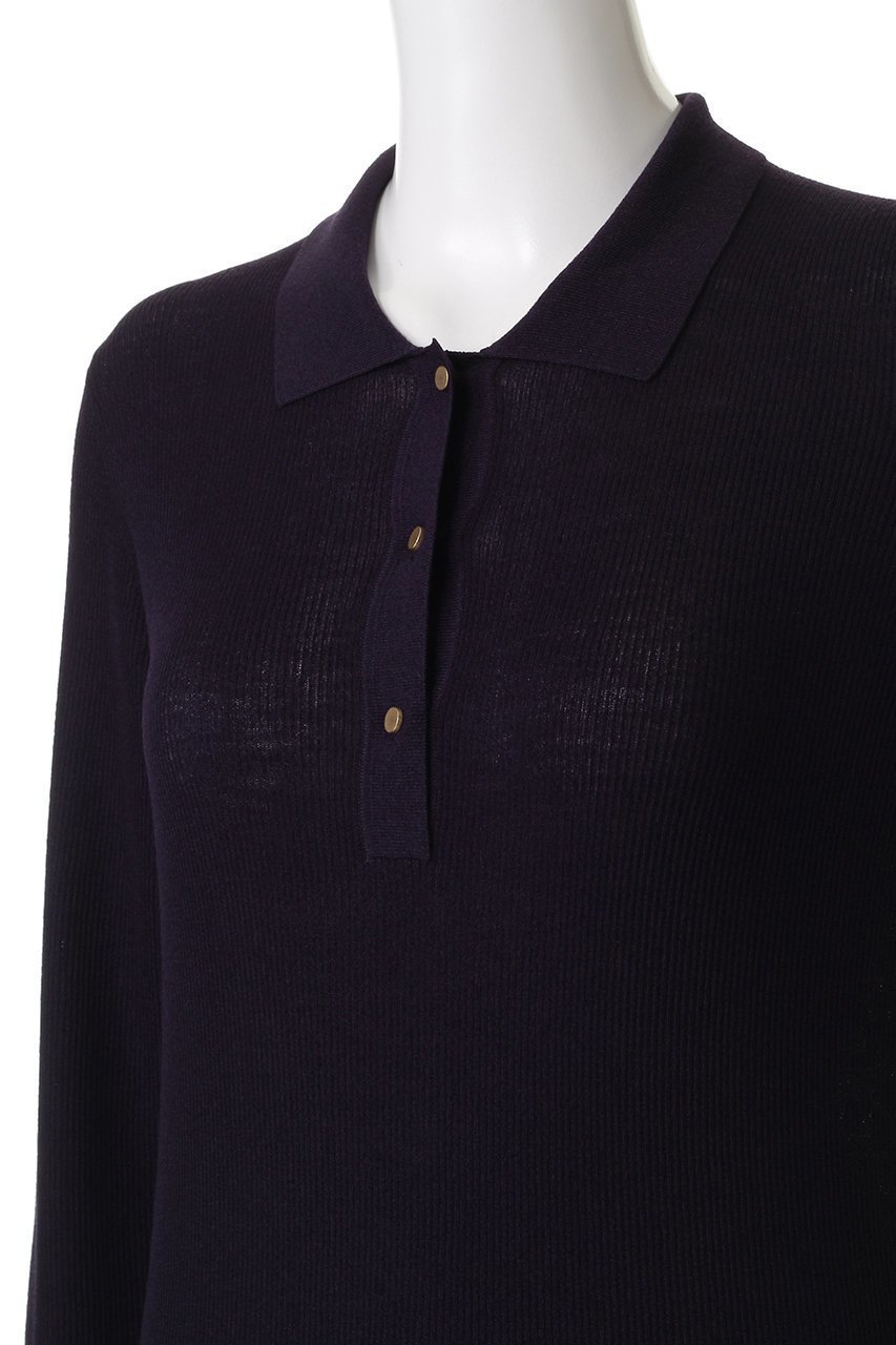 【エブール/ebure】のウールシアーRIBニット ポロカラープルオーバー 人気、トレンドファッション・服の通販 founy(ファニー) 　ファッション　Fashion　レディースファッション　Fashion for Women　トップス・カットソー　Cut & Sew Tops　ニット　Knit Tops & Sweaters　カジュアルプルオーバー・ニットトップス　Pullovers & Knit Tops / Casual Pullovers　クラシック　Classic, Timeless Style　ジャケット　Jacket, Outerwear　マニッシュ　Mannish, Boyish　リュクス　Luxury, Elegant, High-End, Chic　other-5|ID: prp329100004630078 ipo3291000000035598114