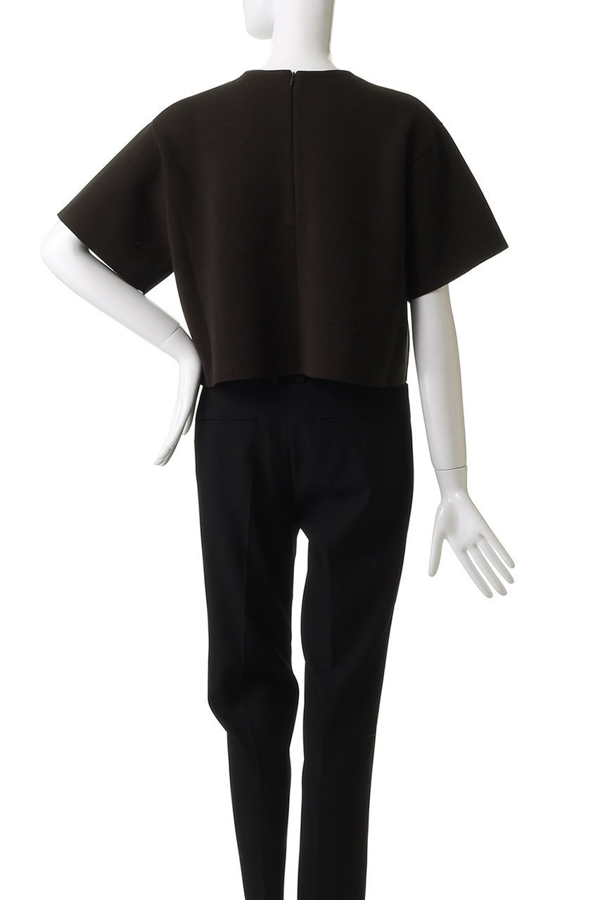 【セアン/SCEARN】のLUSTROUS YARN KNIT ハーフスリーブニット 人気、トレンドファッション・服の通販 founy(ファニー) 　ファッション　Fashion　レディースファッション　Fashion for Women　トップス・カットソー　Cut & Sew Tops　ニット　Knit Tops & Sweaters　カジュアルプルオーバー・ニットトップス　Pullovers & Knit Tops / Casual Pullovers　2025年　2025　2025-2026秋冬・A/W　Autumn/Winter 2025–26 AW25–26　なめらか　Smooth, Silky Texture　エレガント 上品　Elegant　クール　Cool, Chic　ショート　Short, Short Length　シルク　Silk, 100% Silk　シンプル　Simple, Minimal　バランス　Balance, Style Balance　A/W・秋冬　Autumn/Winter　other-4|ID: prp329100004630080 ipo3291000000033298944