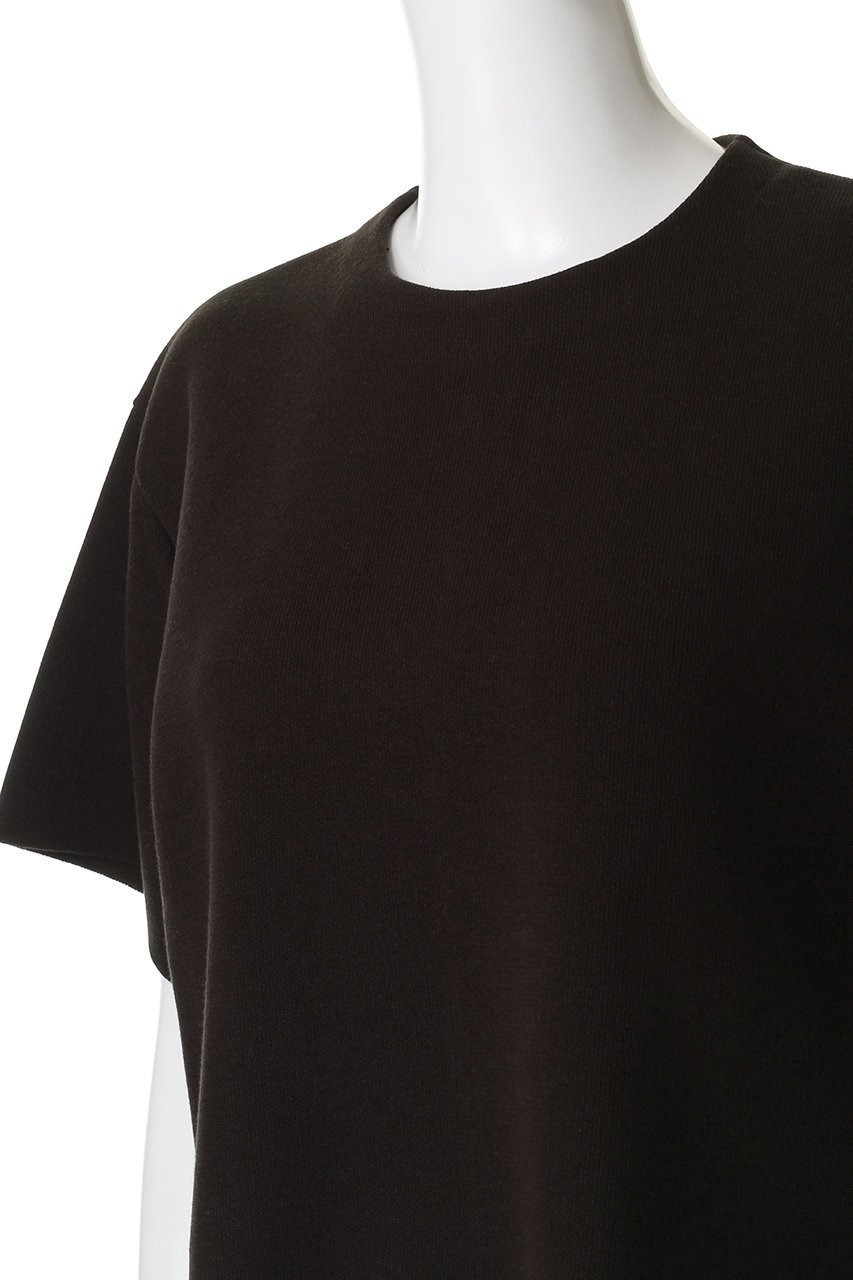 【セアン/SCEARN】のLUSTROUS YARN KNIT ハーフスリーブニット 人気、トレンドファッション・服の通販 founy(ファニー) 　ファッション　Fashion　レディースファッション　Fashion for Women　トップス・カットソー　Cut & Sew Tops　ニット　Knit Tops & Sweaters　カジュアルプルオーバー・ニットトップス　Pullovers & Knit Tops / Casual Pullovers　2025年　2025　2025-2026秋冬・A/W　Autumn/Winter 2025–26 AW25–26　なめらか　Smooth, Silky Texture　エレガント 上品　Elegant　クール　Cool, Chic　ショート　Short, Short Length　シルク　Silk, 100% Silk　シンプル　Simple, Minimal　バランス　Balance, Style Balance　A/W・秋冬　Autumn/Winter　other-5|ID: prp329100004630080 ipo3291000000033298945