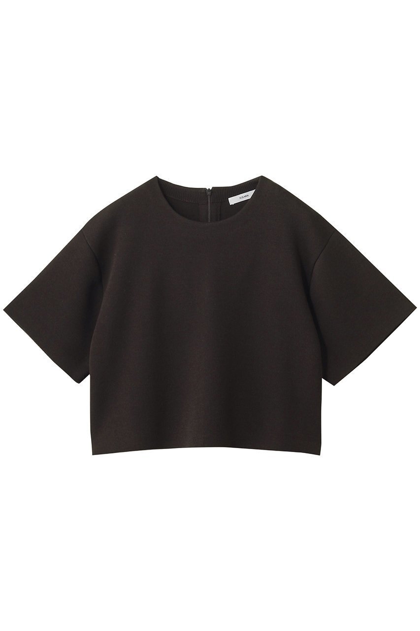 【セアン/SCEARN】のLUSTROUS YARN KNIT ハーフスリーブニット インテリア・キッズ・メンズ・レディースファッション・服の通販 founy(ファウニー) 　ファッション　Fashion　レディースファッション　Fashion for Women　トップス・カットソー　Cut & Sew Tops　ニット　Knit Tops & Sweaters　カジュアルプルオーバー・ニットトップス　Pullovers & Knit Tops / Casual Pullovers　なめらか　Smooth, Silky Texture　エレガント 上品　Elegant　クール　Cool, Chic　ショート　Short, Short Length　シルク　Silk, 100% Silk　シンプル　Simple, Minimal　バランス　Balance, Style Balance　Camel|ID: prp329100004630080 ipo3291000000036799614
