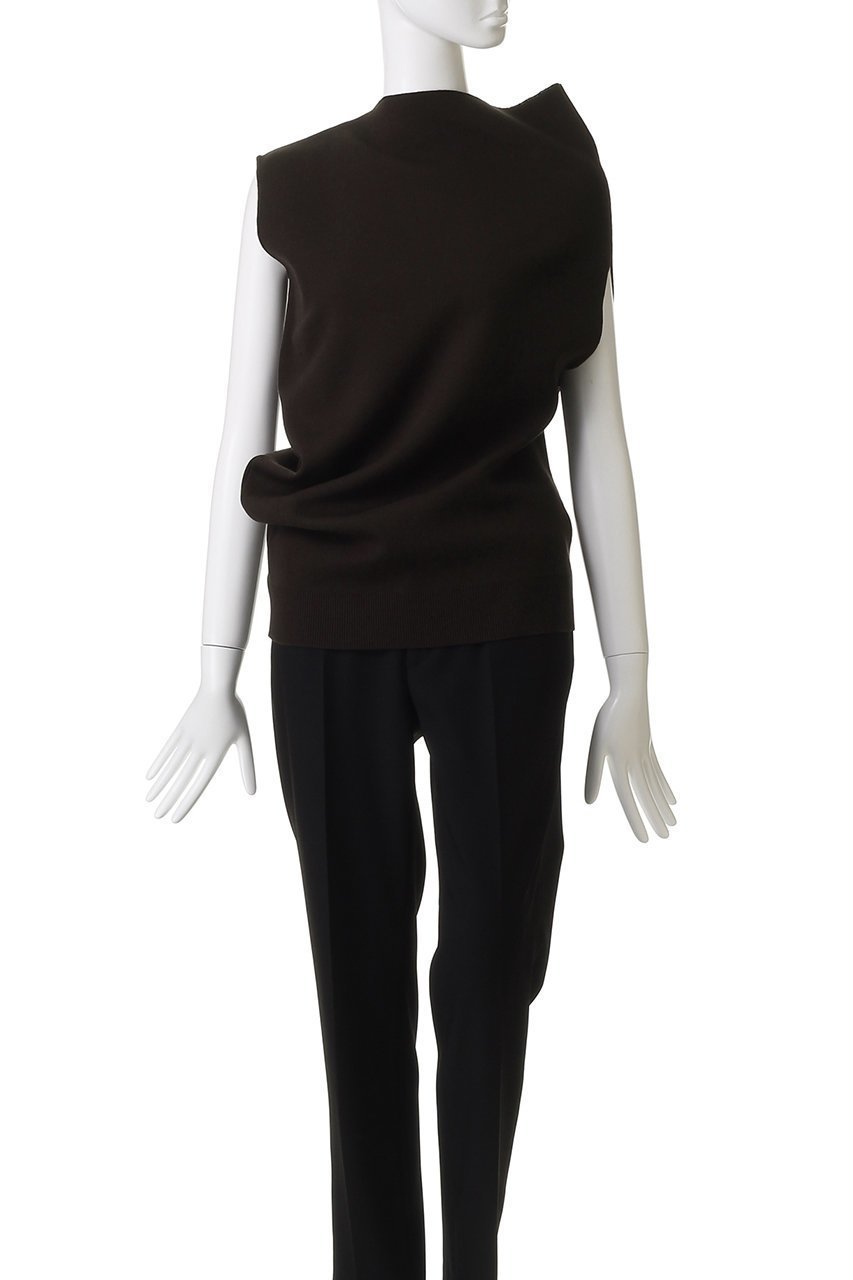 【セアン/SCEARN】のLUSTROUS YARN KNIT デザインニット 人気、トレンドファッション・服の通販 founy(ファニー) 　ファッション　Fashion　レディースファッション　Fashion for Women　トップス・カットソー　Cut & Sew Tops　ニット　Knit Tops & Sweaters　カジュアルプルオーバー・ニットトップス　Pullovers & Knit Tops / Casual Pullovers　2025年　2025　2025-2026秋冬・A/W　Autumn/Winter 2025–26 AW25–26　なめらか　Smooth, Silky Texture　アシンメトリー　Asymmetrical Style　シルク　Silk, 100% Silk　シンプル　Simple, Minimal　ドレープ　Drape, Draping Fabric　A/W・秋冬　Autumn/Winter　other-2|ID: prp329100004630081 ipo3291000000033298949