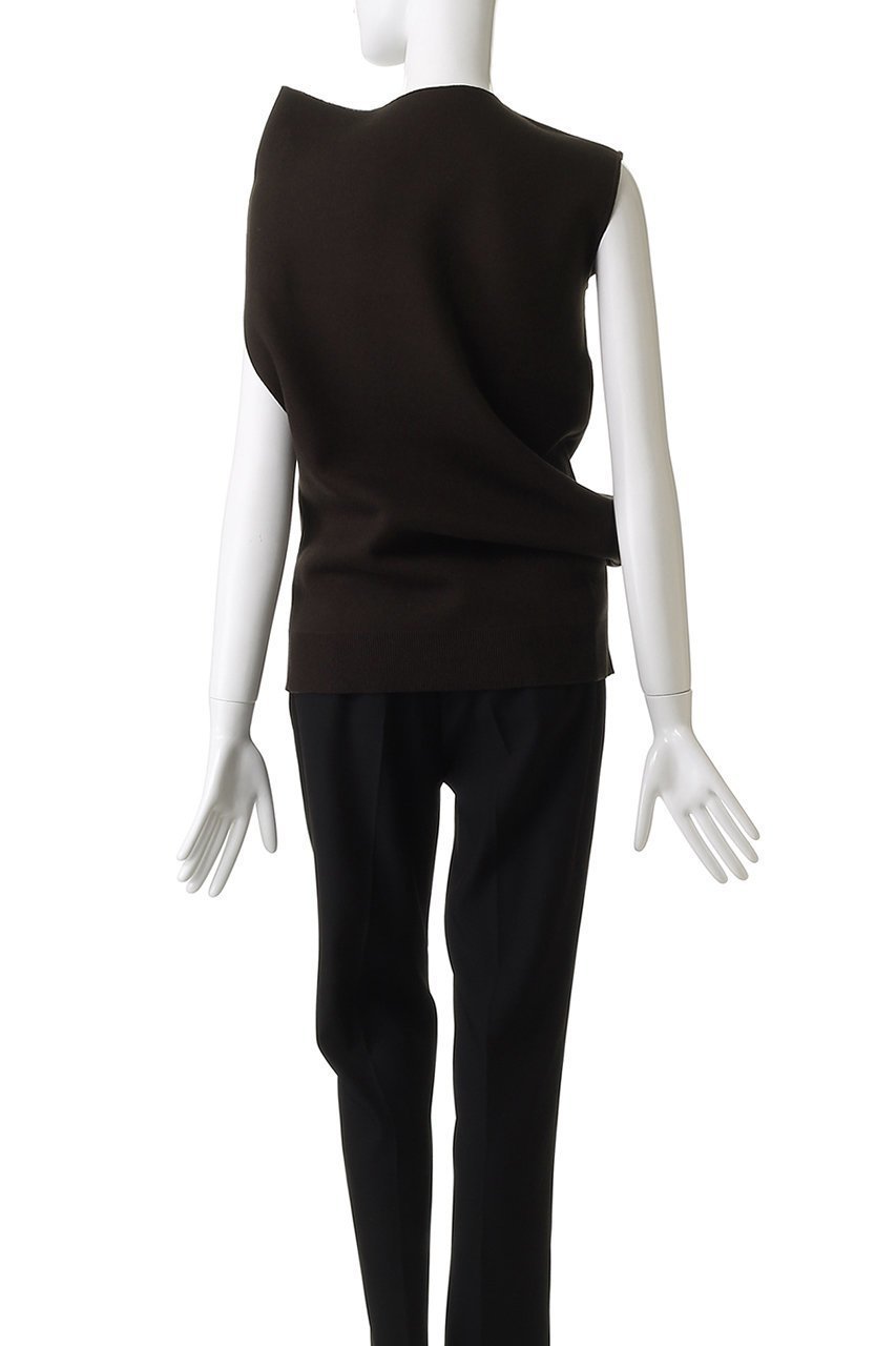 【セアン/SCEARN】のLUSTROUS YARN KNIT デザインニット 人気、トレンドファッション・服の通販 founy(ファニー) 　ファッション　Fashion　レディースファッション　Fashion for Women　トップス・カットソー　Cut & Sew Tops　ニット　Knit Tops & Sweaters　カジュアルプルオーバー・ニットトップス　Pullovers & Knit Tops / Casual Pullovers　2025年　2025　2025-2026秋冬・A/W　Autumn/Winter 2025–26 AW25–26　なめらか　Smooth, Silky Texture　アシンメトリー　Asymmetrical Style　シルク　Silk, 100% Silk　シンプル　Simple, Minimal　ドレープ　Drape, Draping Fabric　A/W・秋冬　Autumn/Winter　other-4|ID: prp329100004630081 ipo3291000000033298951