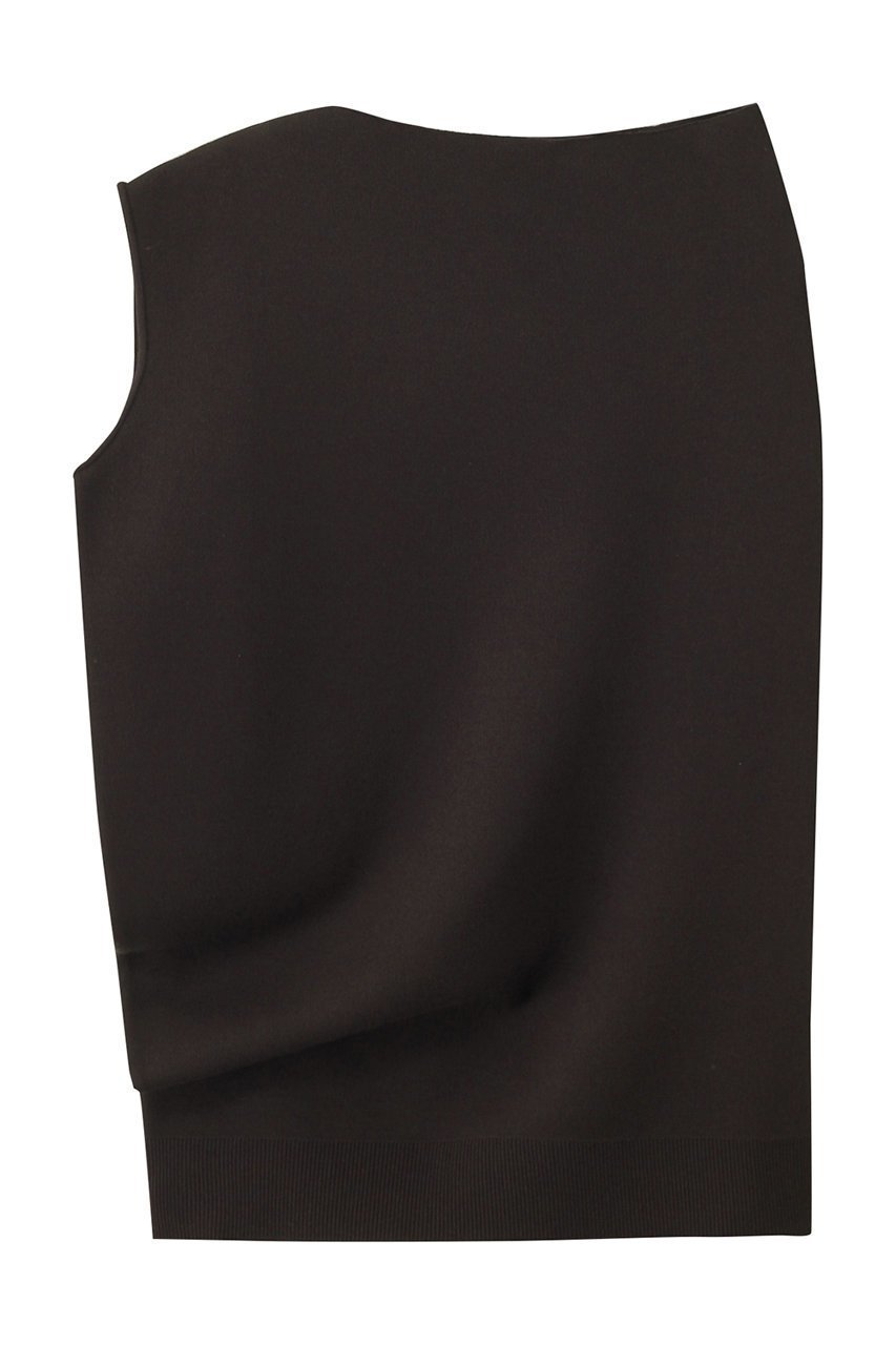 【セアン/SCEARN】のLUSTROUS YARN KNIT デザインニット インテリア・キッズ・メンズ・レディースファッション・服の通販 founy(ファニー) 　ファッション　Fashion　レディースファッション　Fashion for Women　トップス・カットソー　Cut & Sew Tops　ニット　Knit Tops & Sweaters　カジュアルプルオーバー・ニットトップス　Pullovers & Knit Tops / Casual Pullovers　なめらか　Smooth, Silky Texture　アシンメトリー　Asymmetrical Style　シルク　Silk, 100% Silk　シンプル　Simple, Minimal　ドレープ　Drape, Draping Fabric　Brown|ID: prp329100004630081 ipo3291000000036516873
